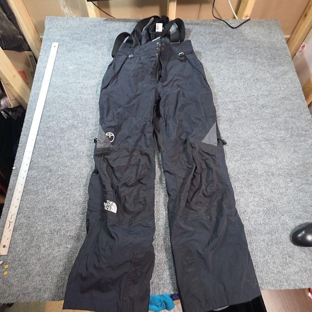 The North Face Snow Pants Mens Small Black Steep Tech Bib Ski Snowboard Lined